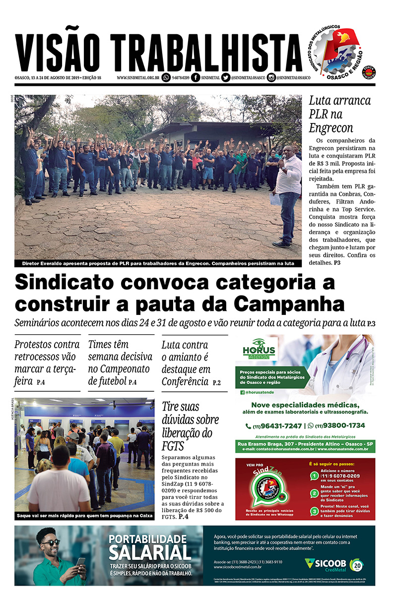 Capa de Edição 18 – 2019